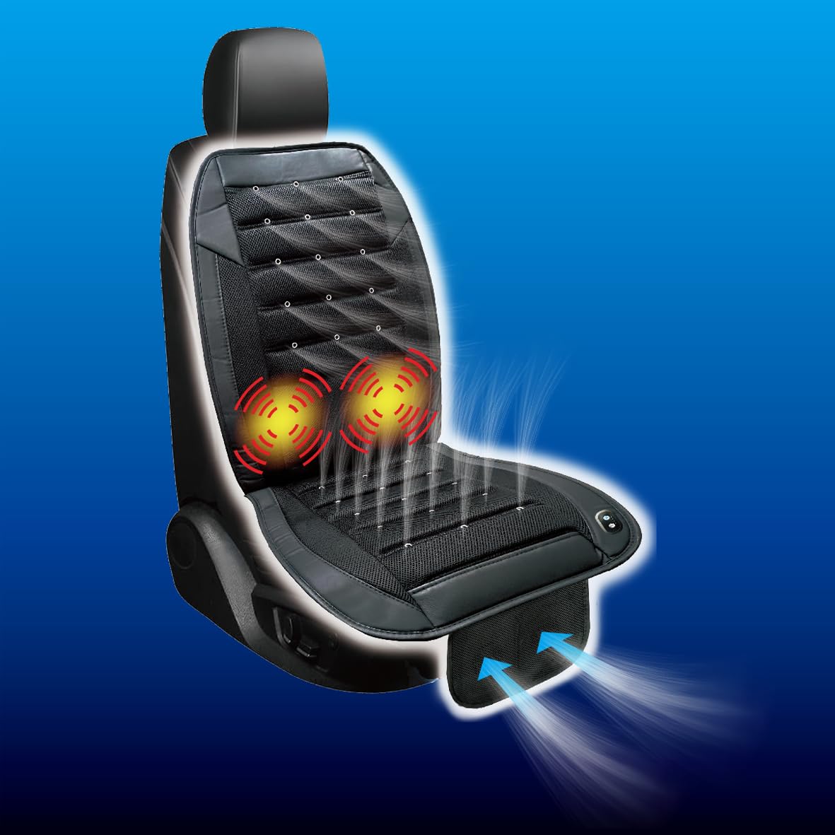 Amazon | 日本ボデーパーツ 車内用品 Wファンクールクッション